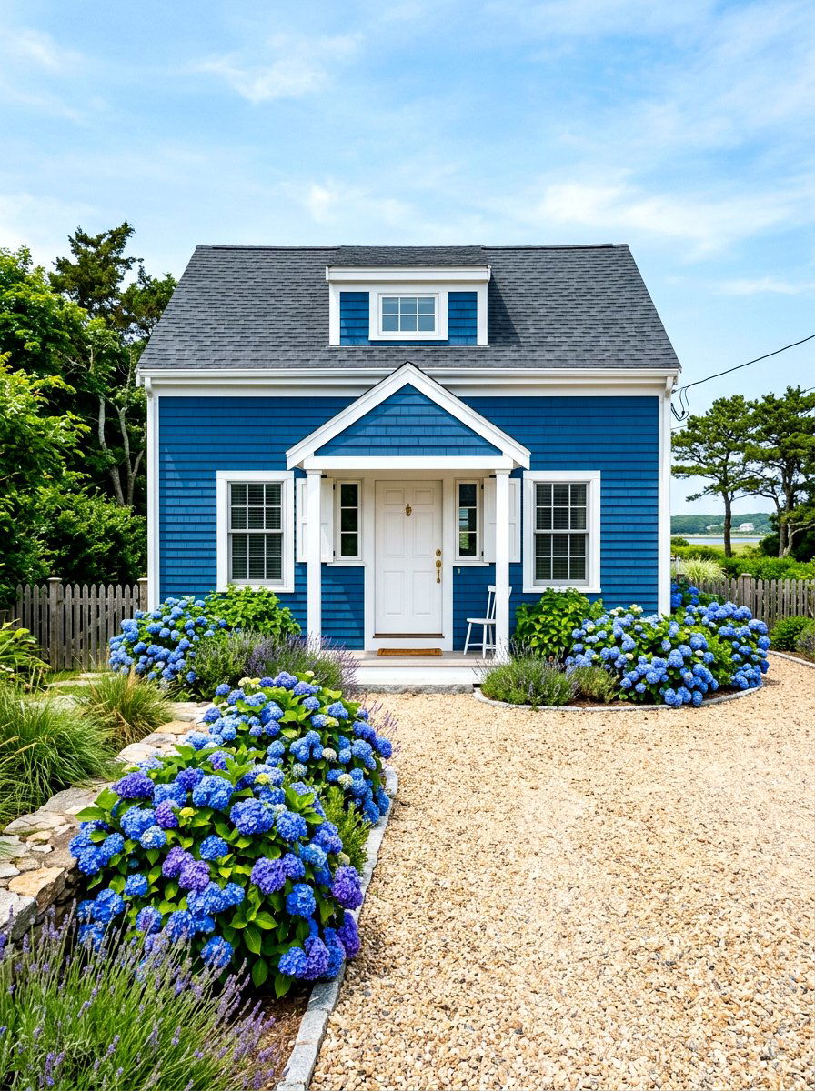 Blue Clapboard Siding - 30 cottage exterior ideas