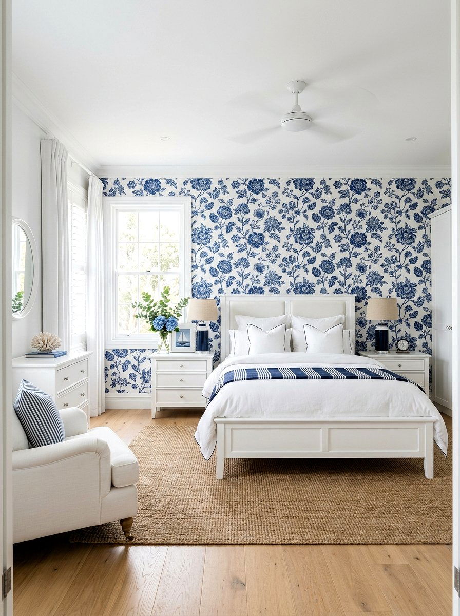 30 Floral Wallpaper Bedroom Ideas for a Botanical Retreat