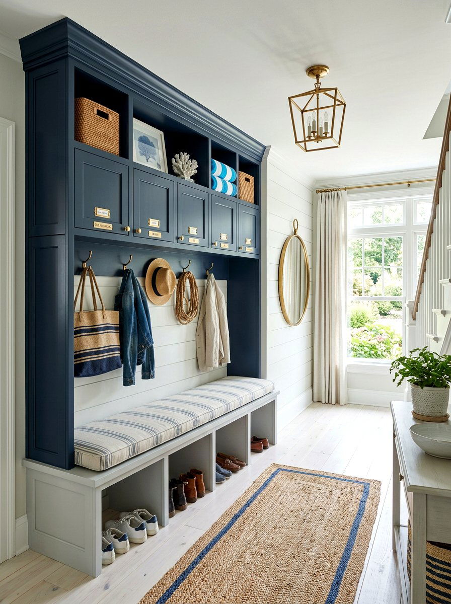 Blue Mudroom Decor - 30 mudroom ideas