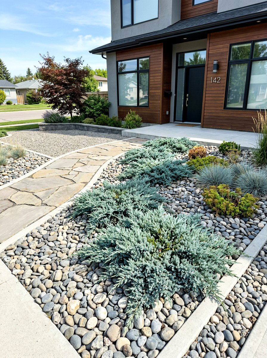 Blue Star Juniper - 30 front yard shrub ideas