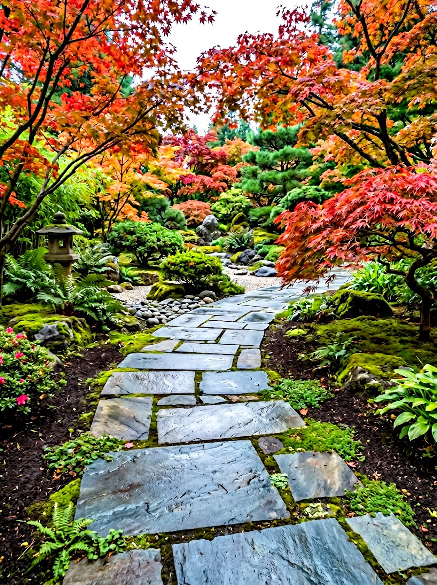 Blue Stone Walkway - 30 stepping stone walkway ideas