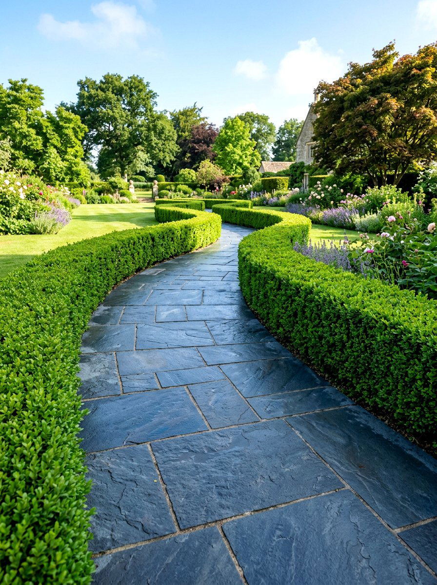Blue Stone Walkway - 30 stone walkway ideas