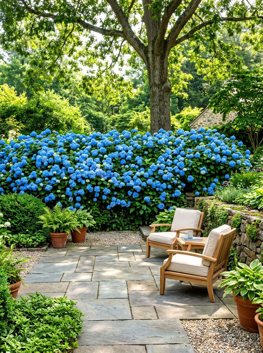30 Hydrangea Hedge Ideas: Lush Privacy With Style for Any Garden