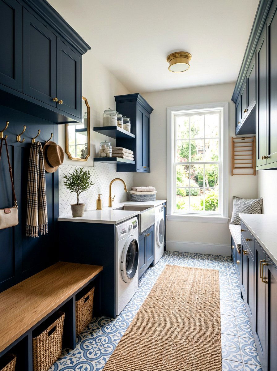 Blue mudroom laundry room - 30 mudroom laundry room ideas