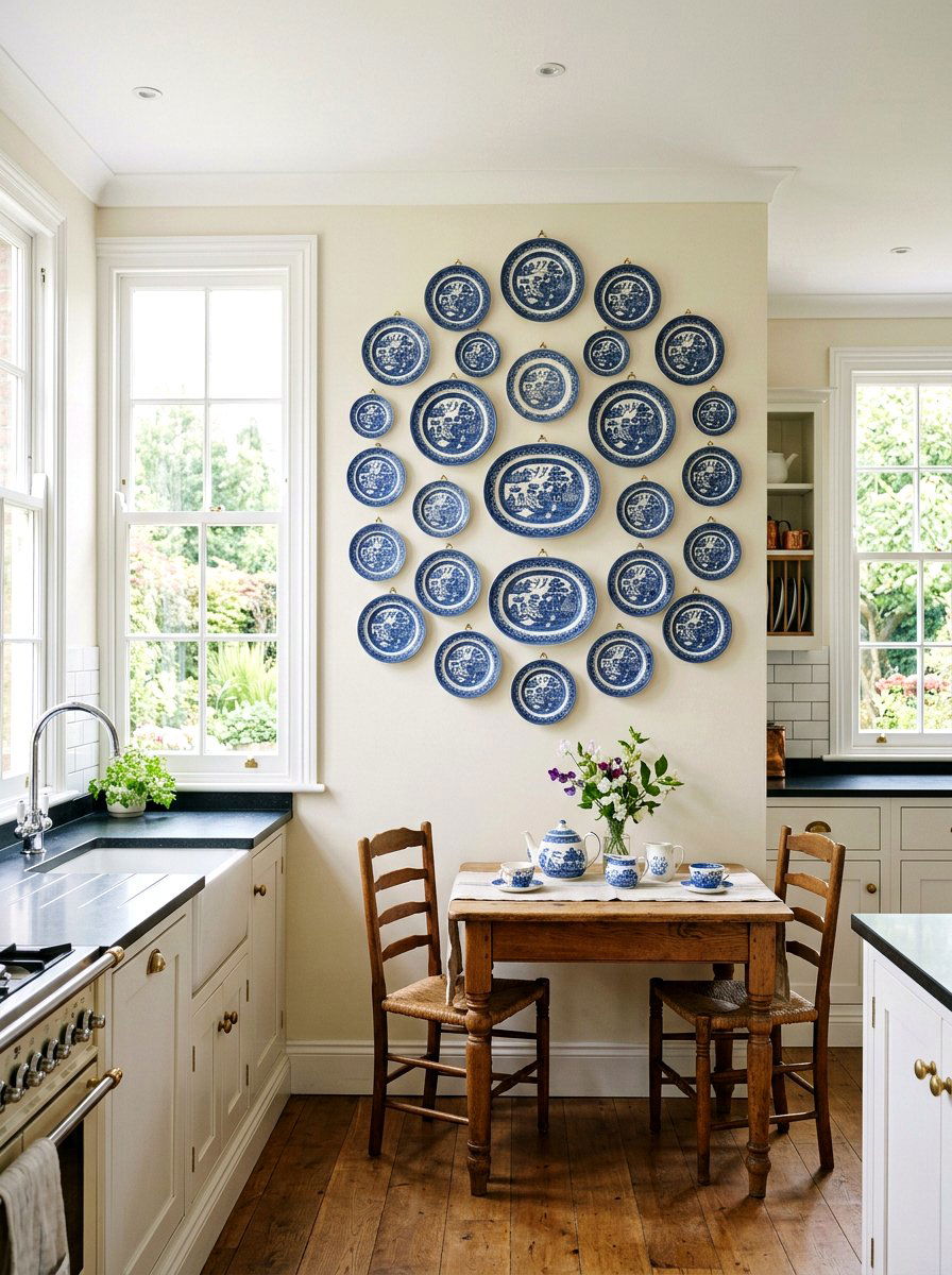 Blue willow china - 30 antique decor styling ideas
