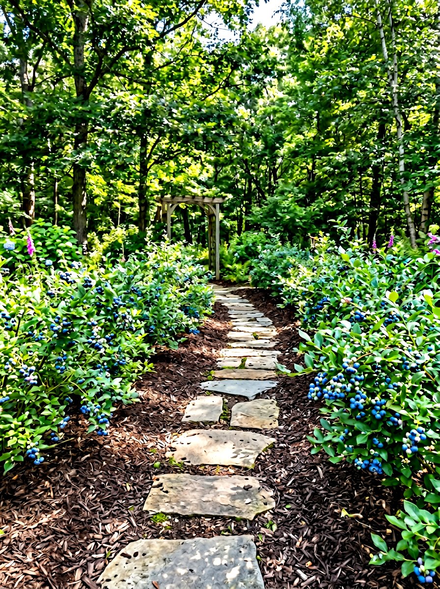 Blueberry Garden Walkway - 30 blueberry garden ideas