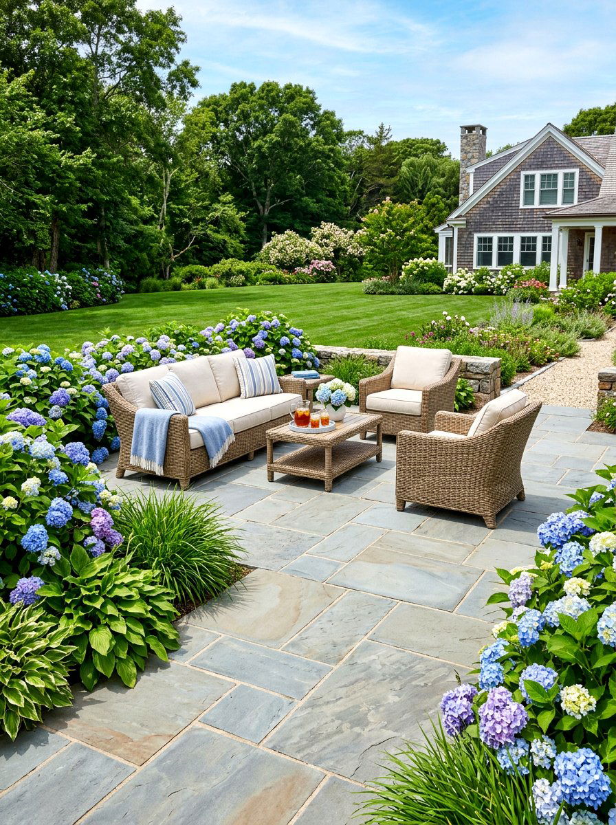 Bluestone Patio Pavers - 30 East Coast patio ideas