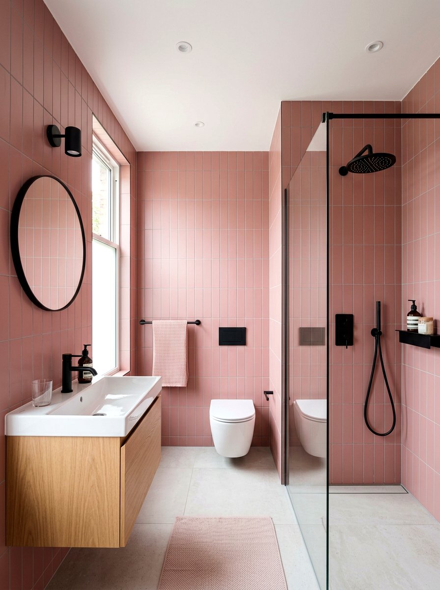 Blush pink bathroom - 30 neo deco bathroom ideas