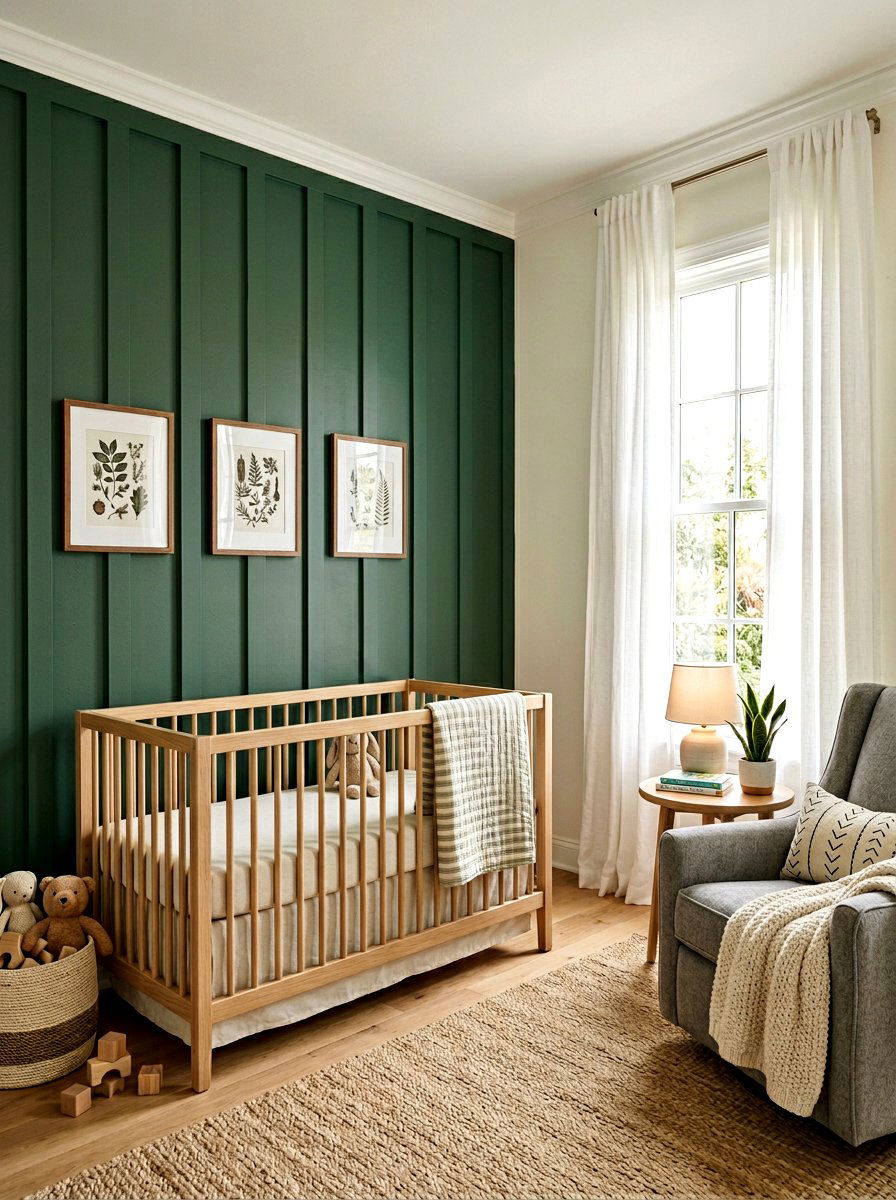 Board Batten Wall - 30 crib corner styling ideas