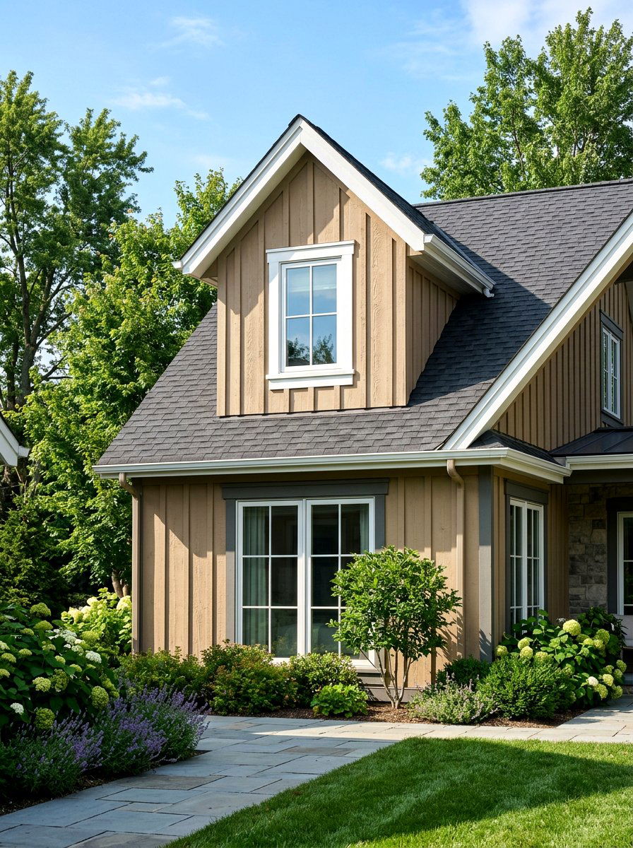 Board and Batten Dormer - 30 dormer curb appeal ideas