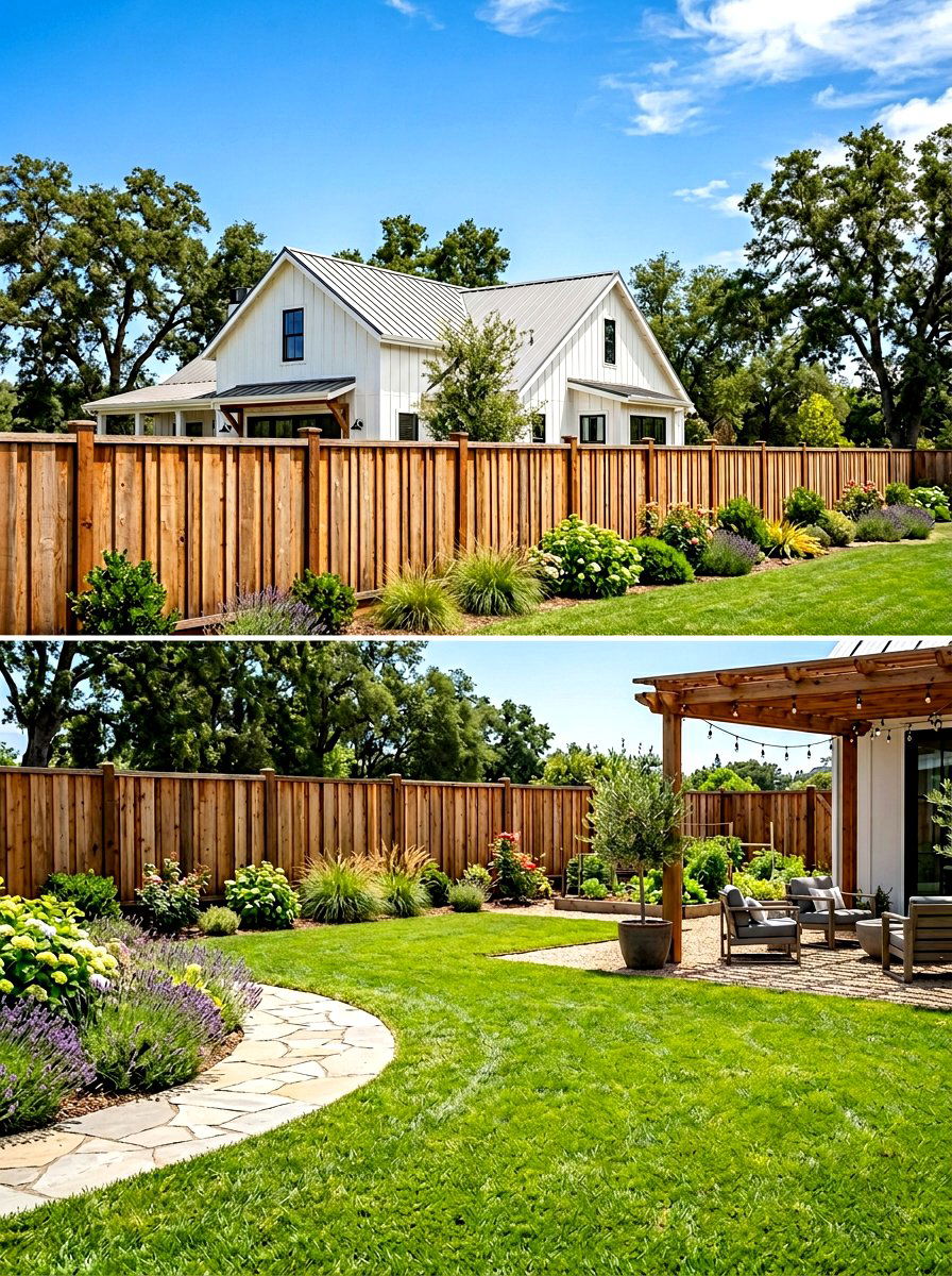 Board and Batten Fence - 30 rustic fence ideas