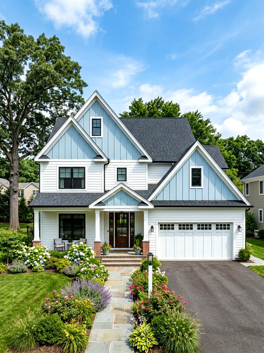 Board and batten gable detail - 30 board and batten exterior trim ideas