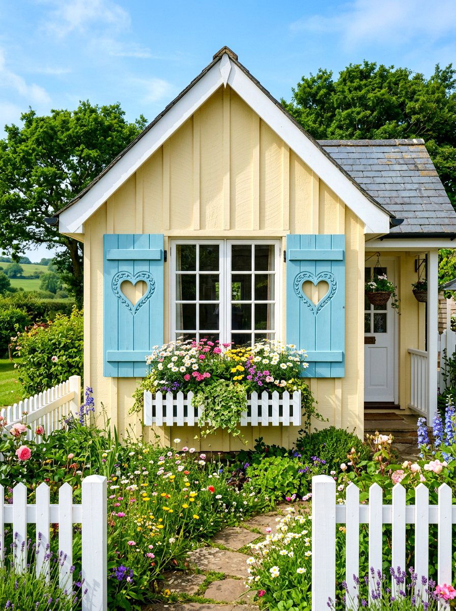 30 Shutters and Flower Box Ideas for Timeless Curb Appeal