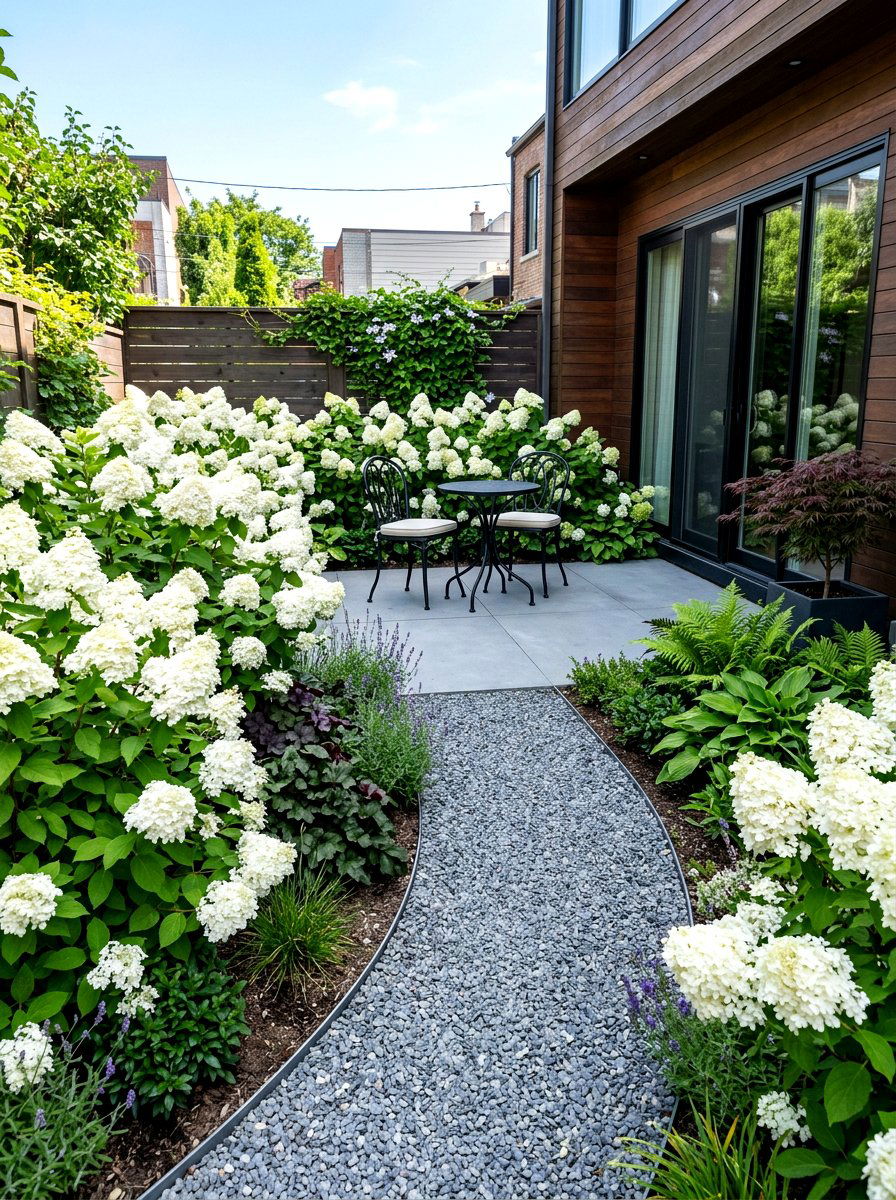 Bobo Hydrangea Small Garden - 30 hydrangea garden border ideas