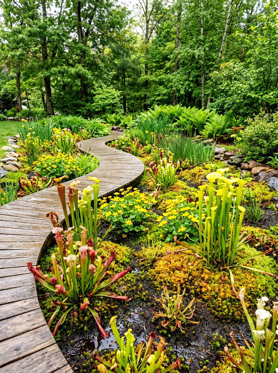 Bog Garden Backyard - 30 naturalistic backyard ideas