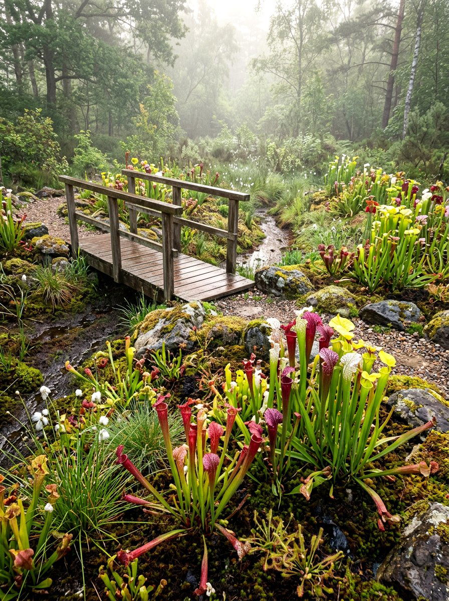 Bog Garden - 30 drainage landscaping ideas