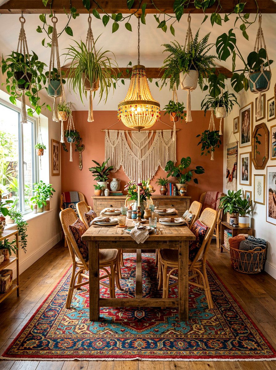 Bohemian Dining Room Style - 30 supper club home ideas