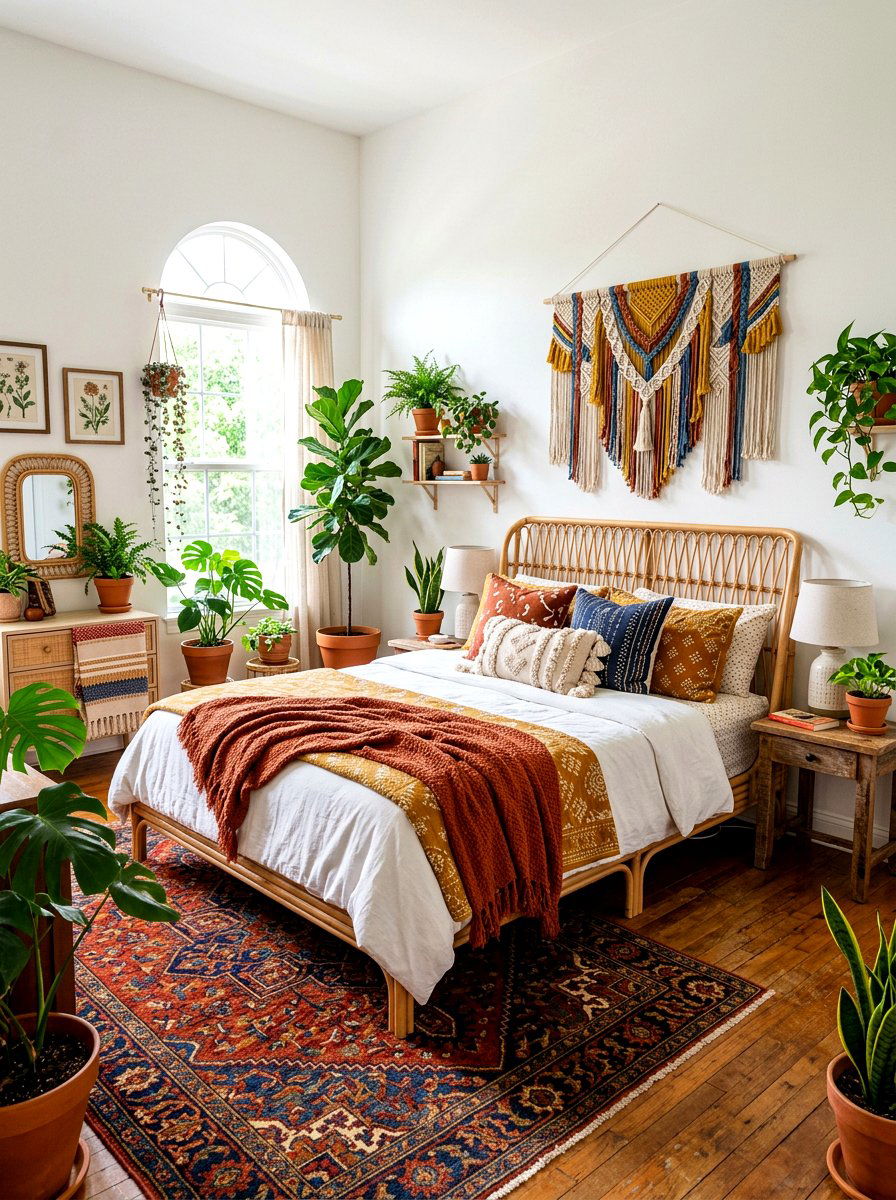 Bohemian Guest Suite - 30 guest room decor ideas
