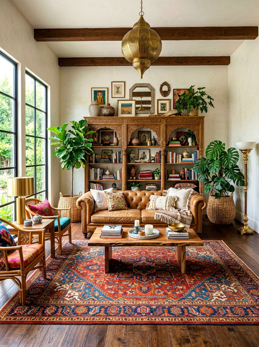 Bohemian Luxury Living Room - 30 collected luxury living room ideas