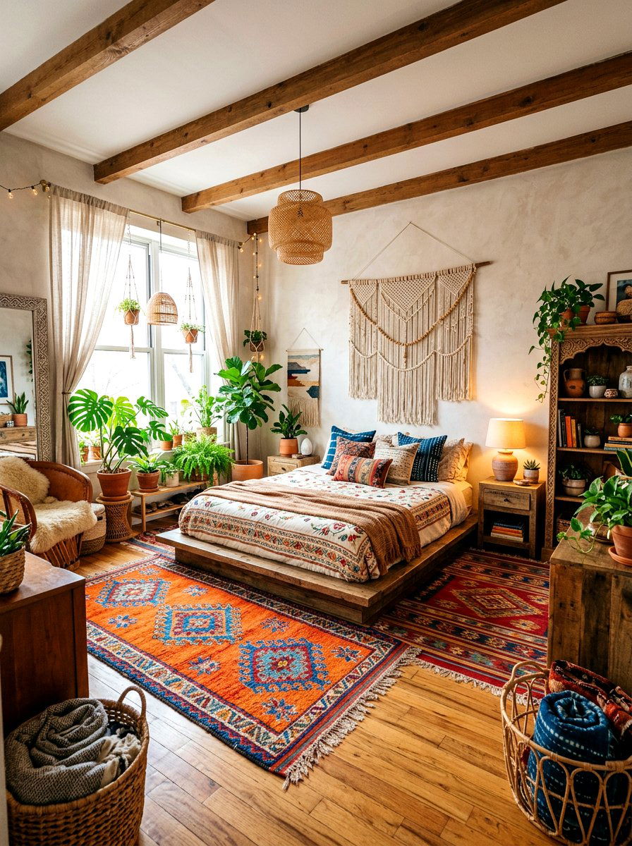 Bohemian Master Bedroom - 30 luxury master suite ideas