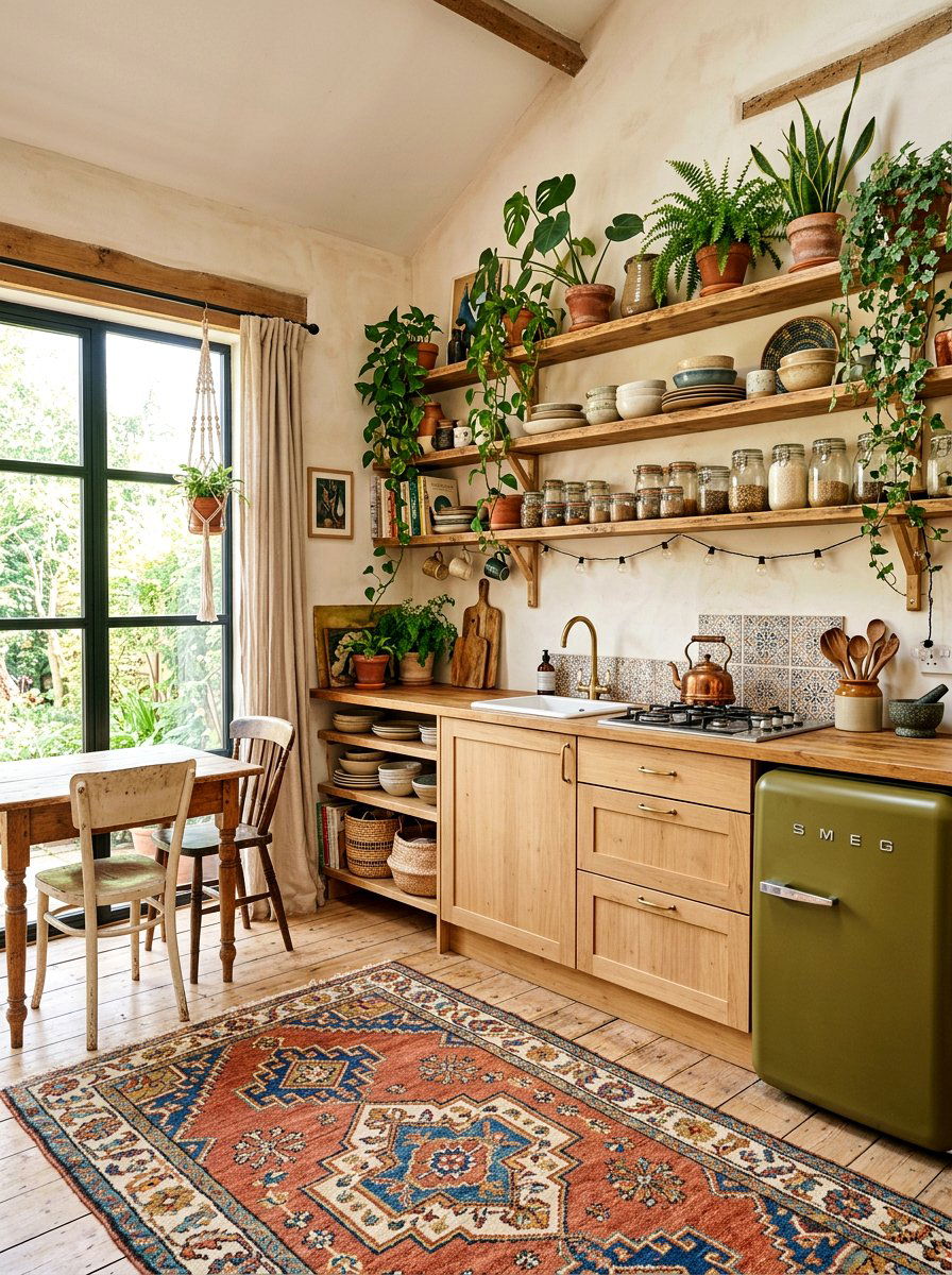 Bohemian Studio Kitchen - 30 studio kitchen ideas