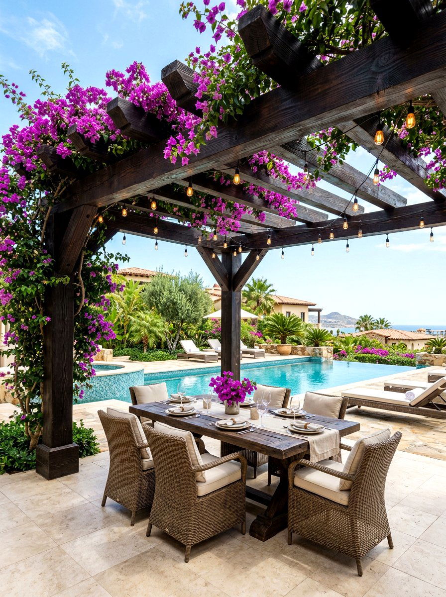 Bohemian garden floor seating - 30 resort style backyard lounge ideas