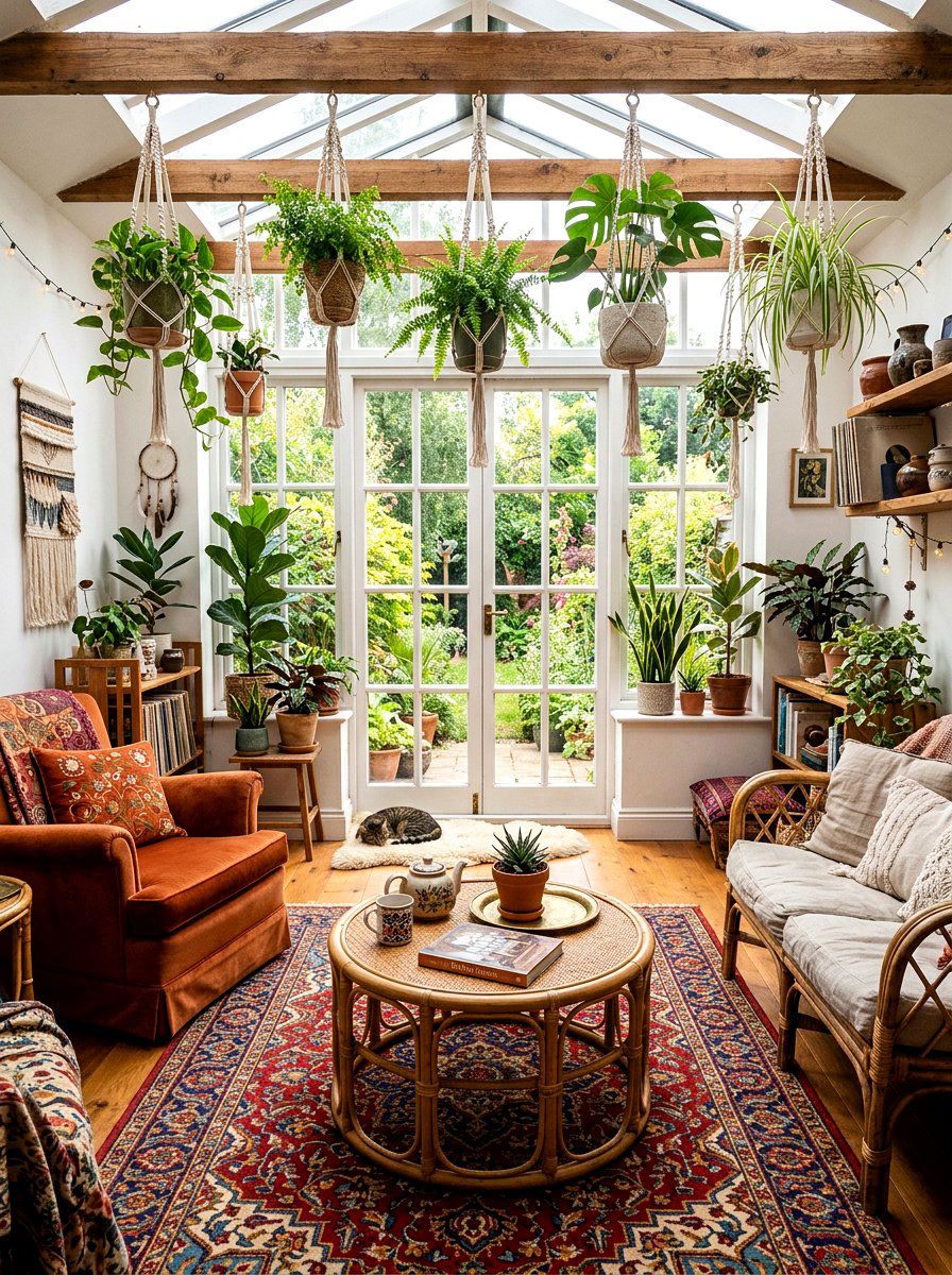 Bohemian sunroom - 30 modern sunroom ideas