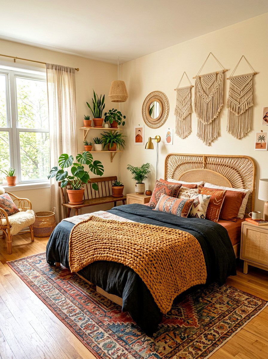 Boho Apartment Bedroom Decor - 30 apartment bedroom ideas