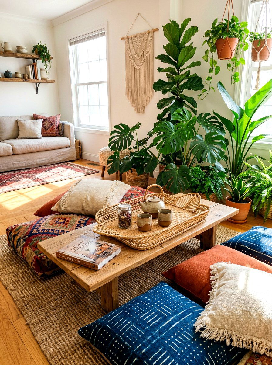 Boho Bamboo Leaf Tray - 30 decorative tray ideas