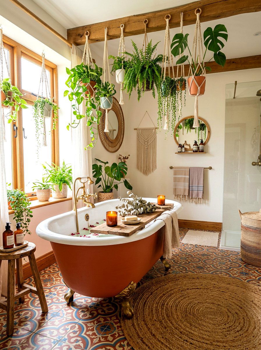 Boho Bathroom Clawfoot Tub - 30 clawfoot tub ideas