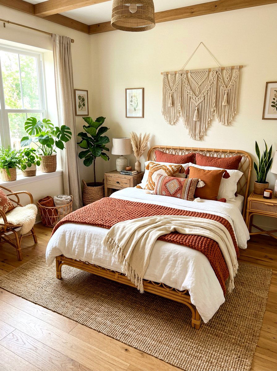 Boho Bedroom Decor - 30 Pinterest apartment decor ideas
