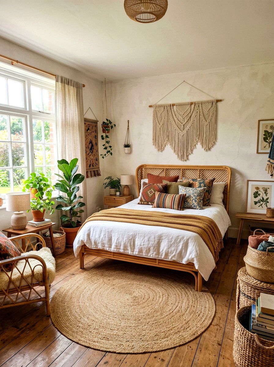 Boho Chic Bedroom - 30 cute bedroom decor ideas