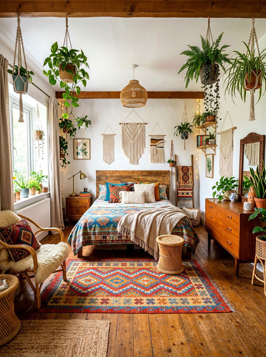 Boho Chic Bedroom - 30 resort summer bedroom ideas