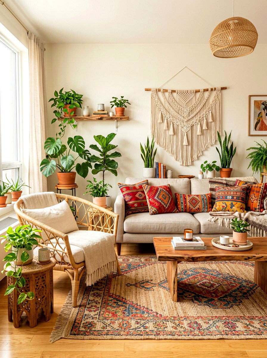 Boho Chic Condo Decorating - 30 condo living room ideas