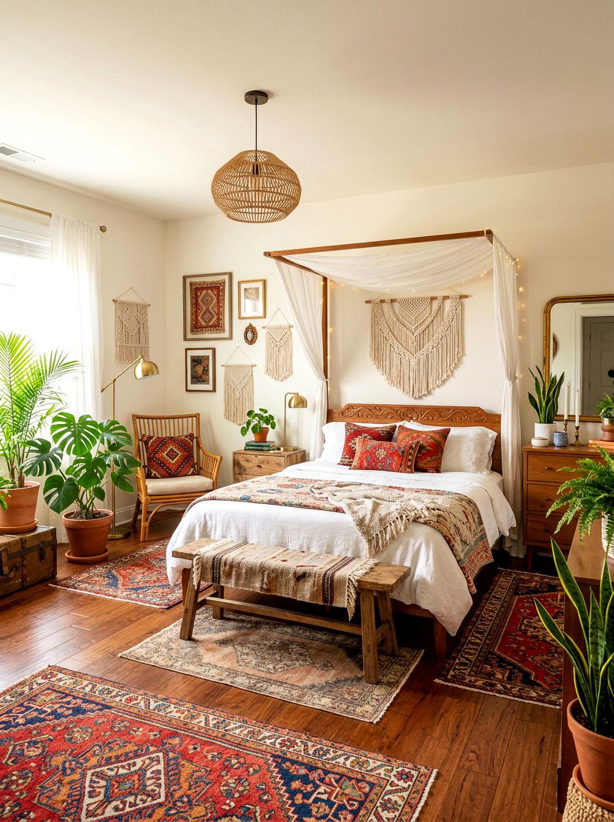 Boho Chic Guest Suite - 30 cozy guest suite ideas