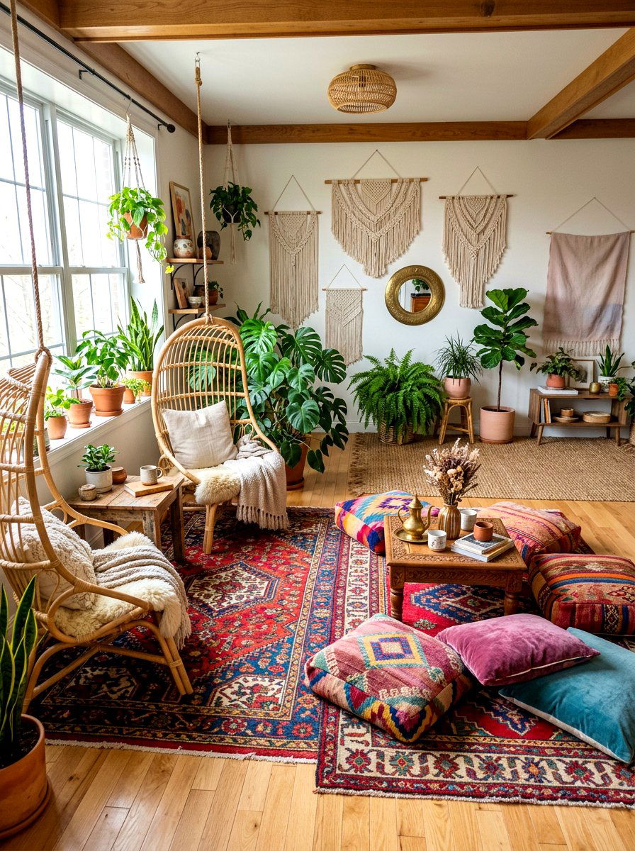 Boho Chic Morning Room - 30 morning room ideas