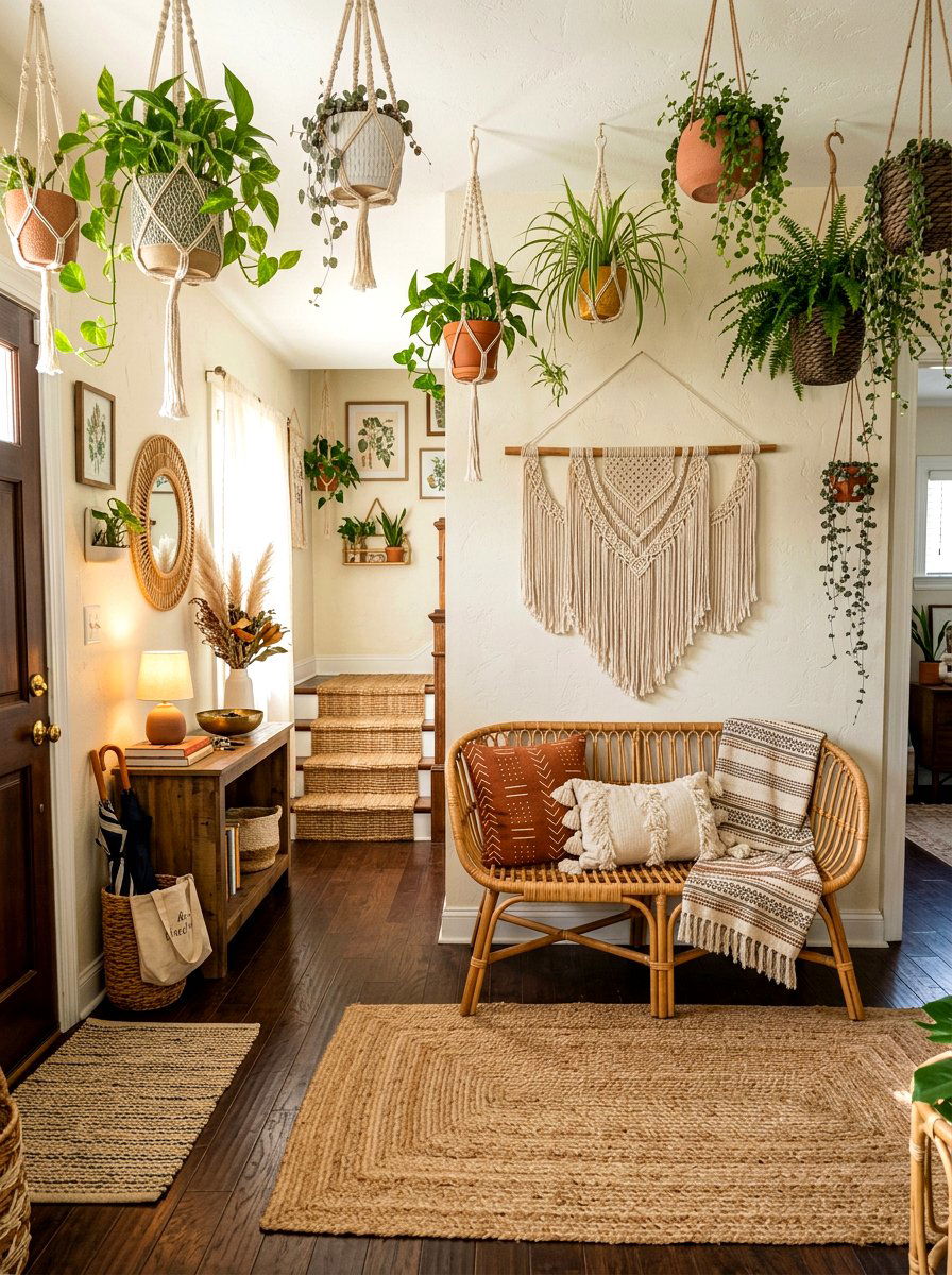 Boho Entryway Decor - 30 TikTok entryway ideas