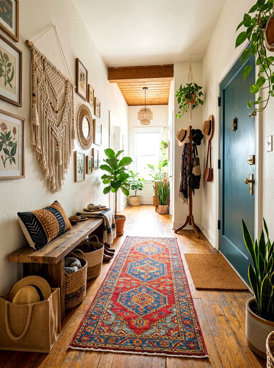 Boho Entryway Decor - 30 apartment entryway ideas