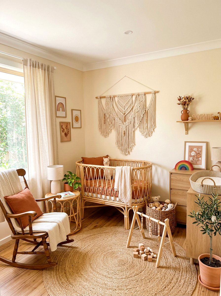 Boho Girl Nursery - 30 girl nursery ideas