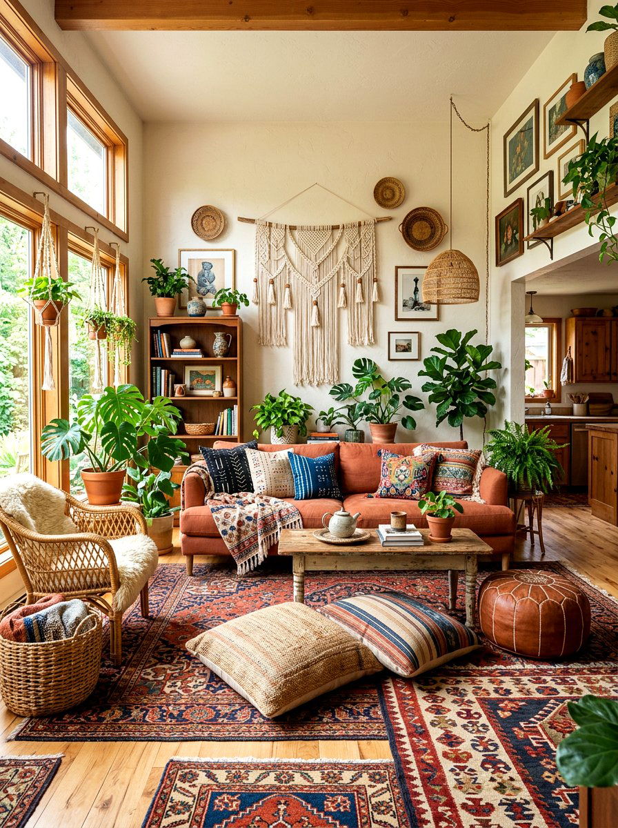 Boho Keeping Room - 30 keeping room ideas