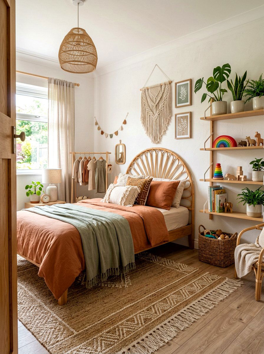 Boho Kids Bedroom - 30 aesthetic kids room ideas