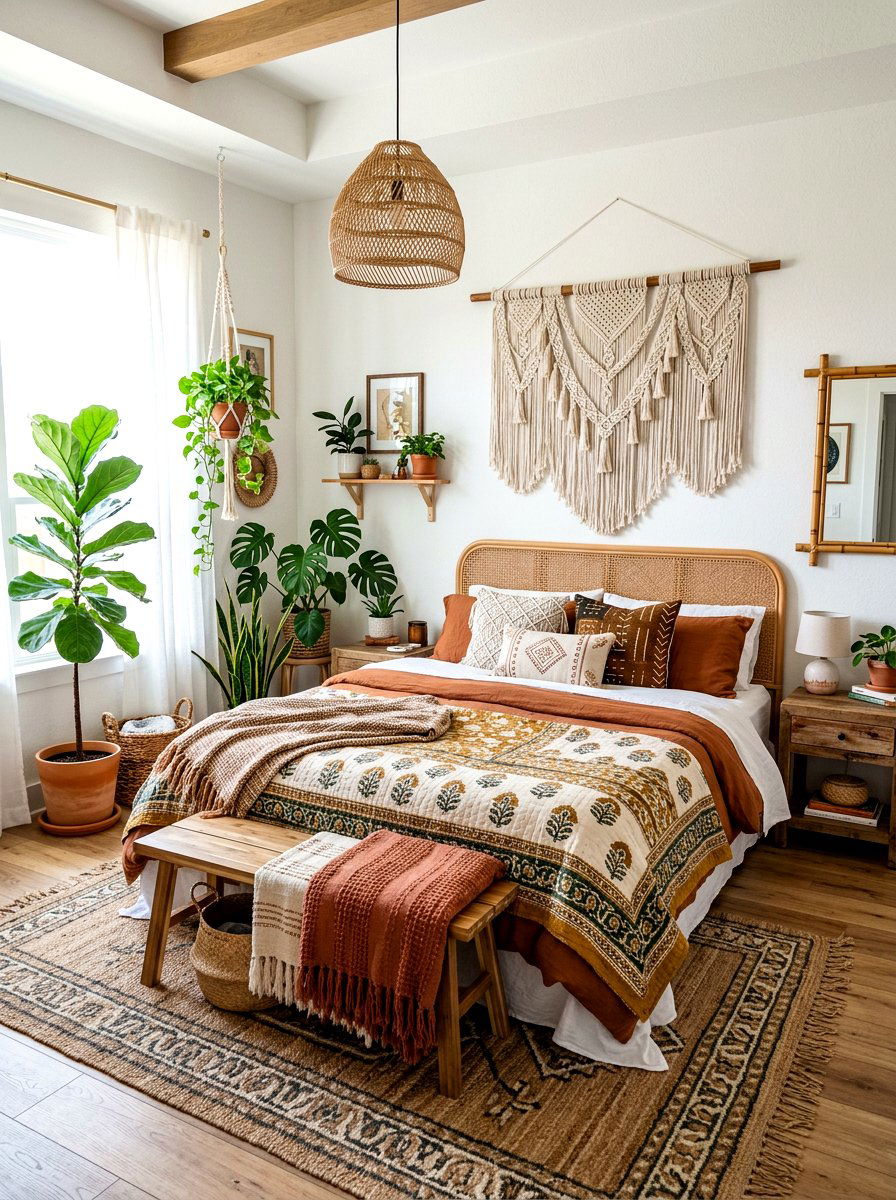 Boho Linen White Bedroom - 30 linen white bedroom ideas