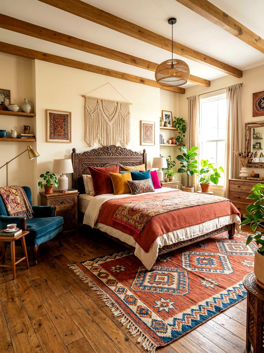 Boho Luxury Bedroom - 30 sophisticated bedroom decor ideas