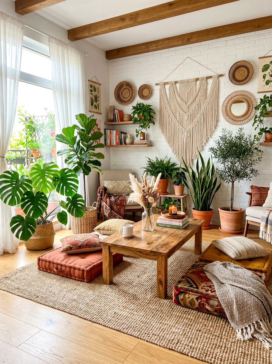 Boho Morning Space - 30 breakfast room decor ideas