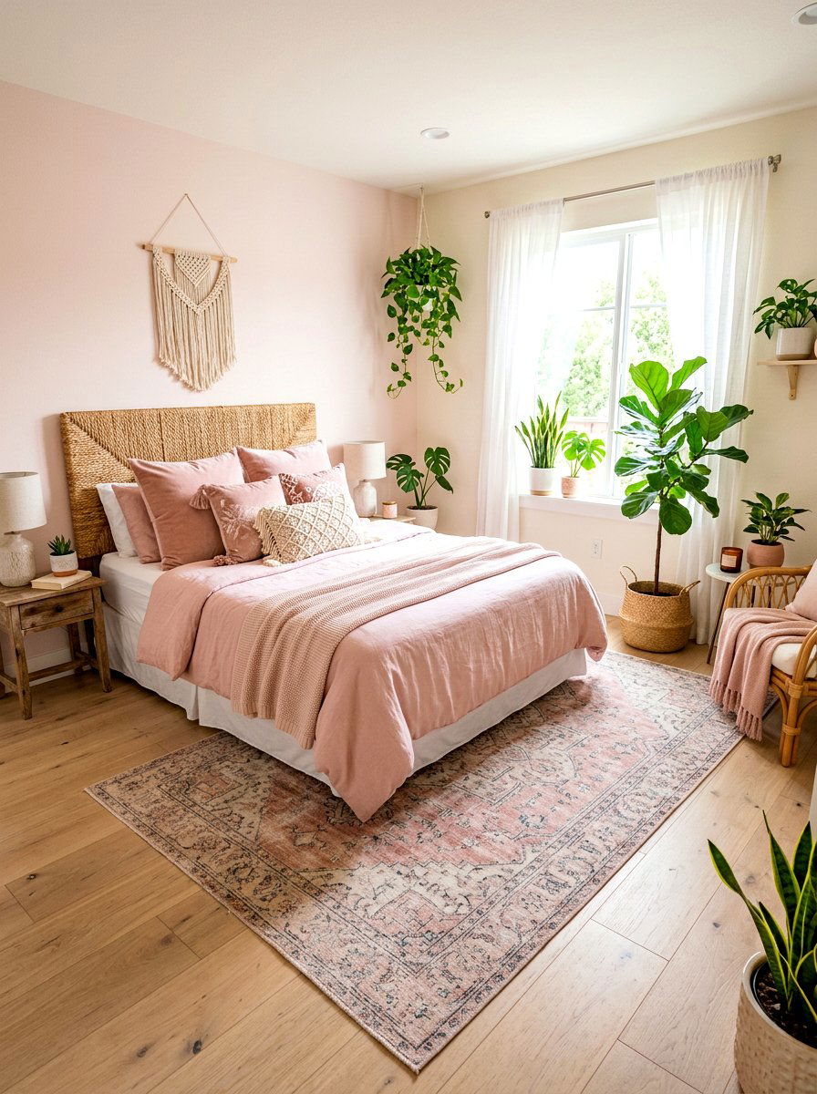 30 Blush and Beige Bedroom Ideas for Soft, Dreamy Comfort