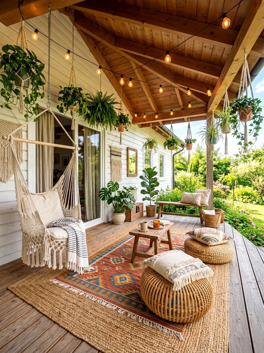 Boho Porch Decor - 30 porch gathering ideas