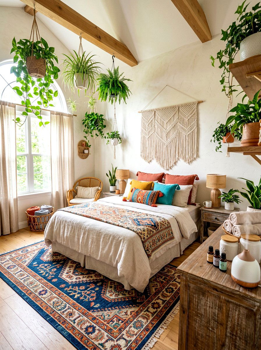 Boho Spa Bedroom - 30 spa bedroom retreat ideas