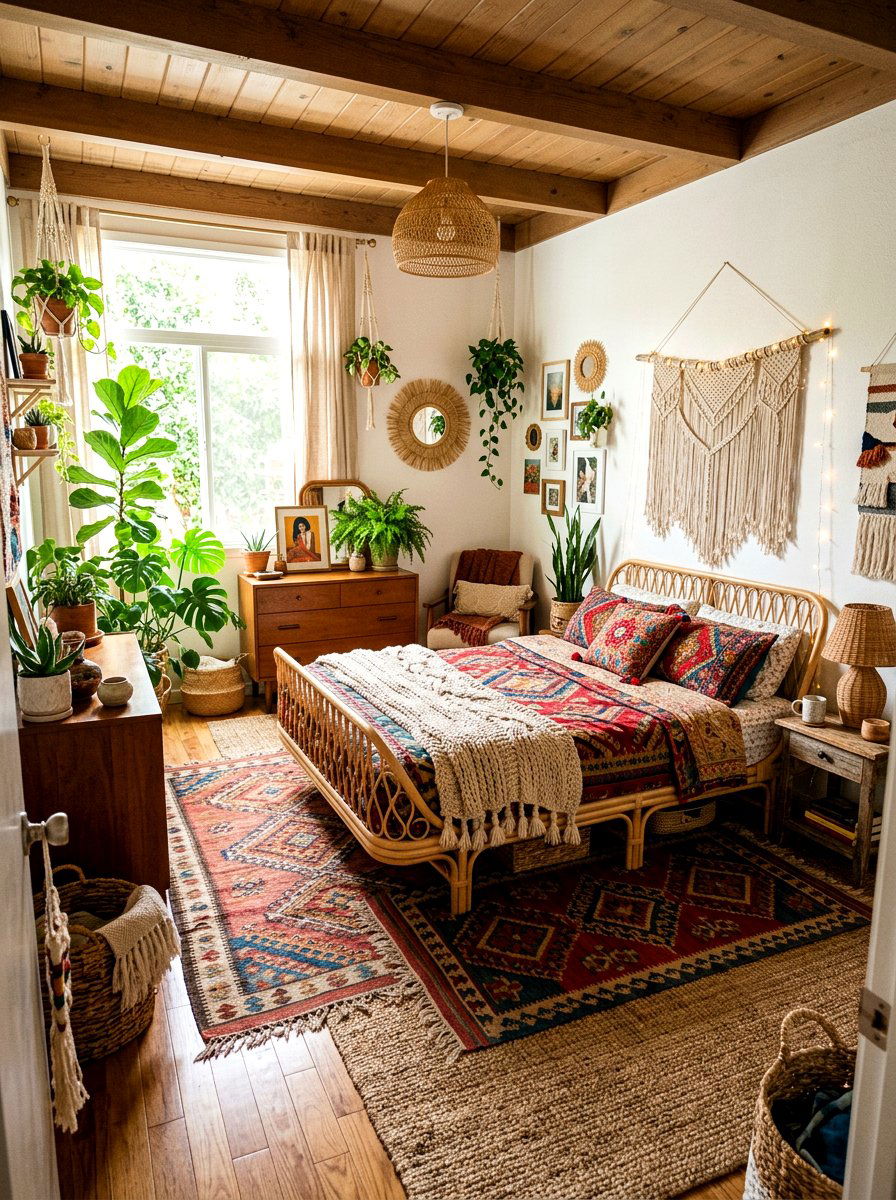 Boho Spare Bedroom - 30 spare bedroom ideas