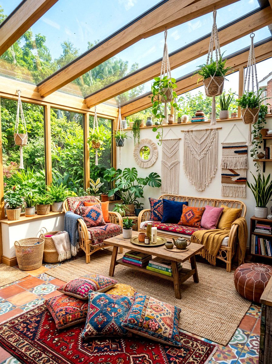 Boho Sunroom Decor - 30 bright sunroom ideas