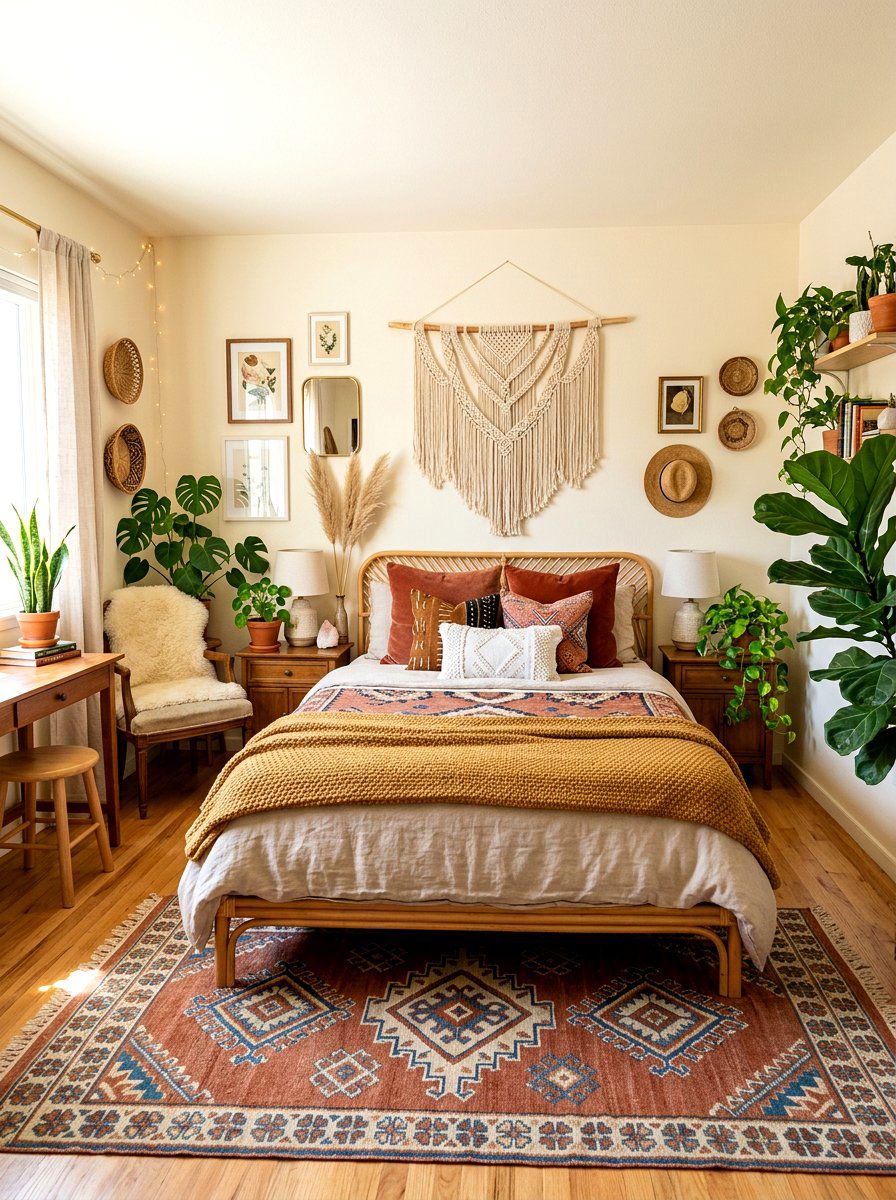 Boho Teen Bedroom - 30 teen bedroom ideas